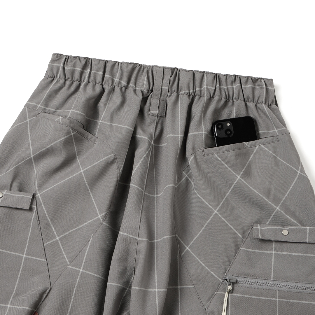 GOOPiMADE 24SS “MZ-O1” M-Form Utility Shorts - Shadow