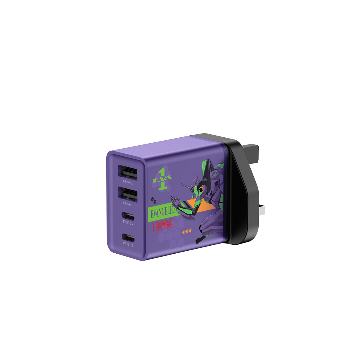 XPower x EVA新世紀福音戰士30W 4輸出PD快充充電器(WC30)