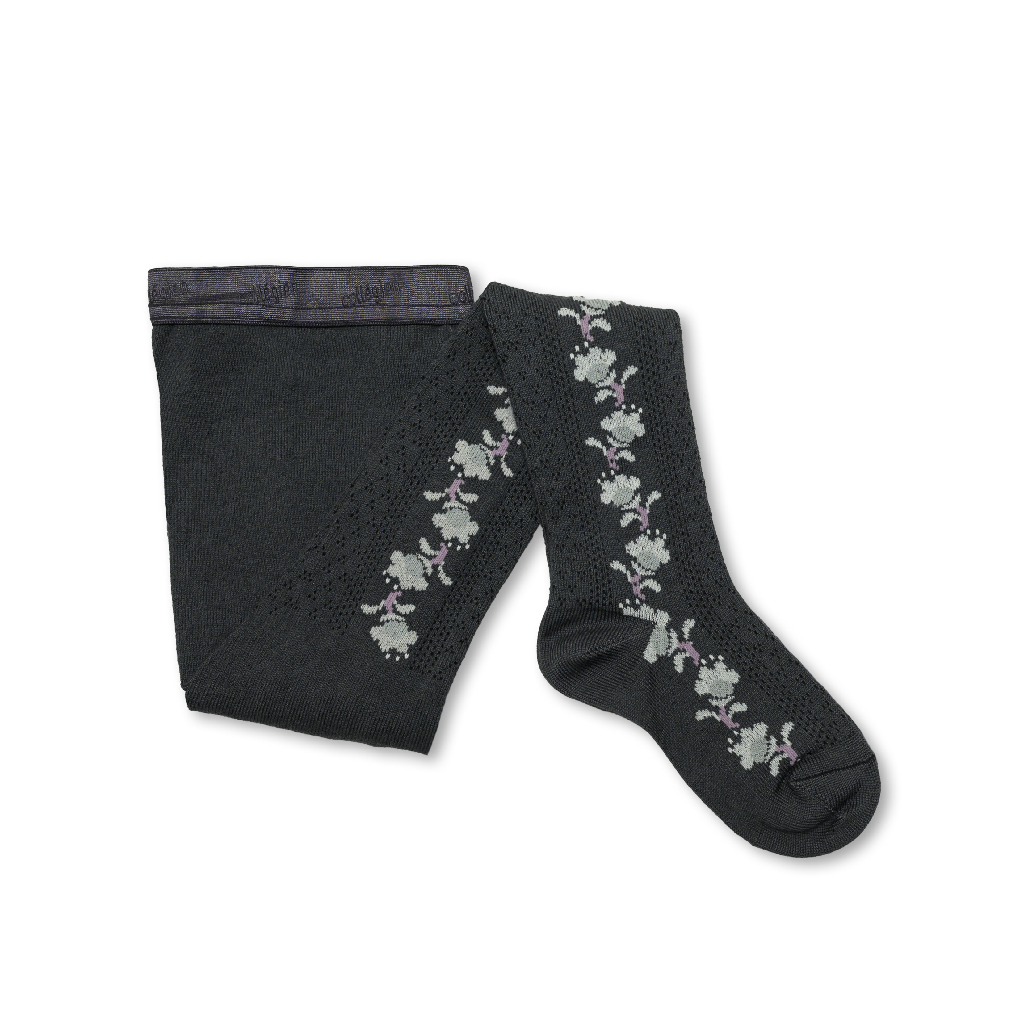 COLLEGIEN 織花褲襪 Anthéa - Pierre de Volvic 深灰