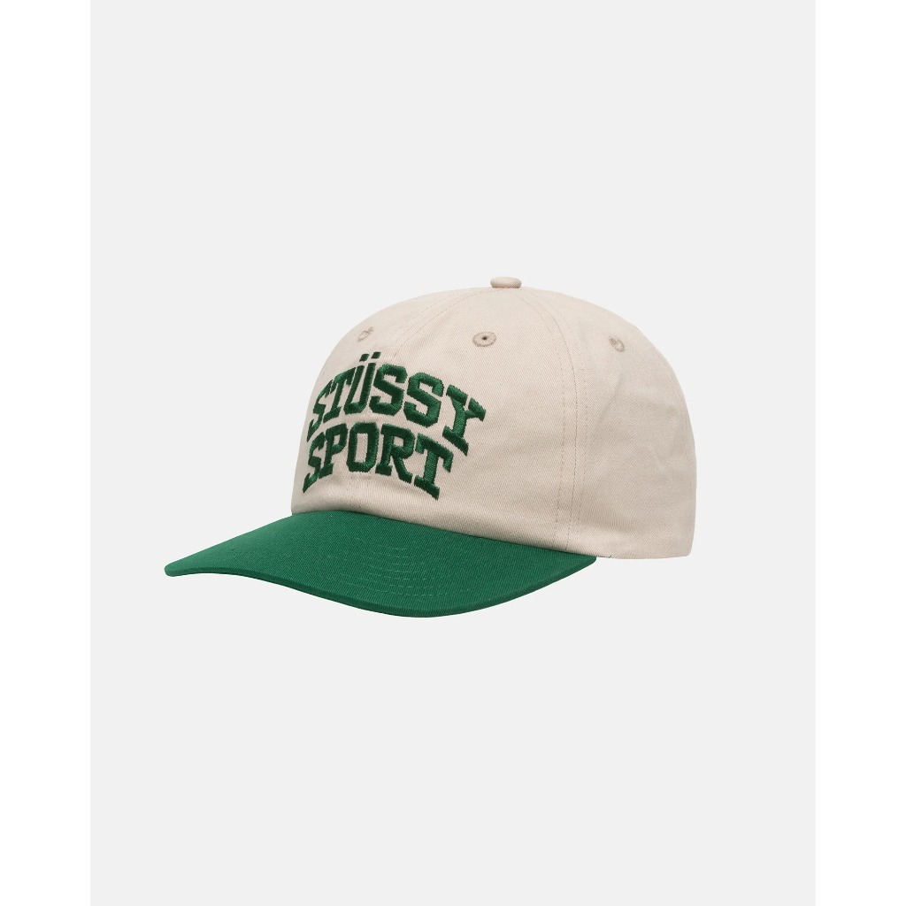 2024SS STUSSY MID-DEPTH SPORT SNAPBACK LOGO 電繡 字體 帽子 現貨
