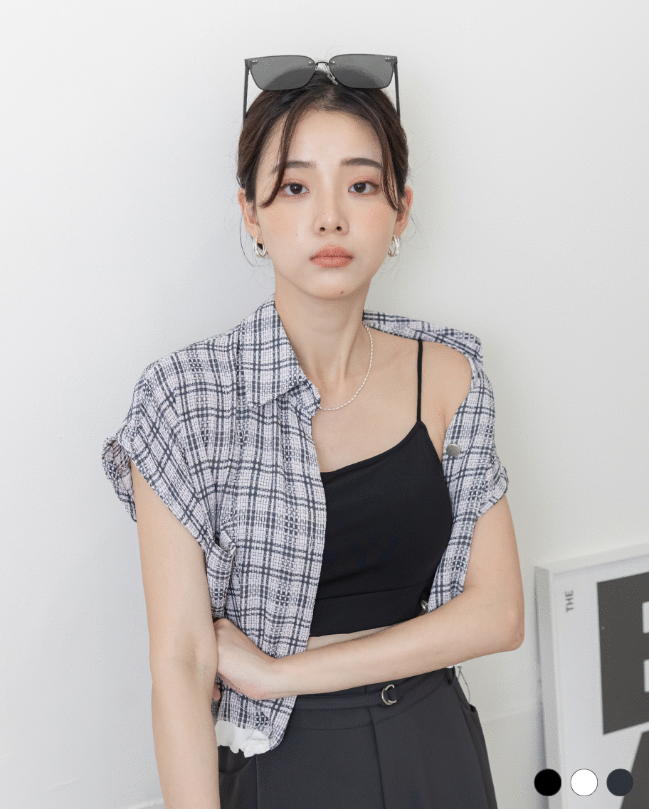 涼感U型美背細肩小可愛
