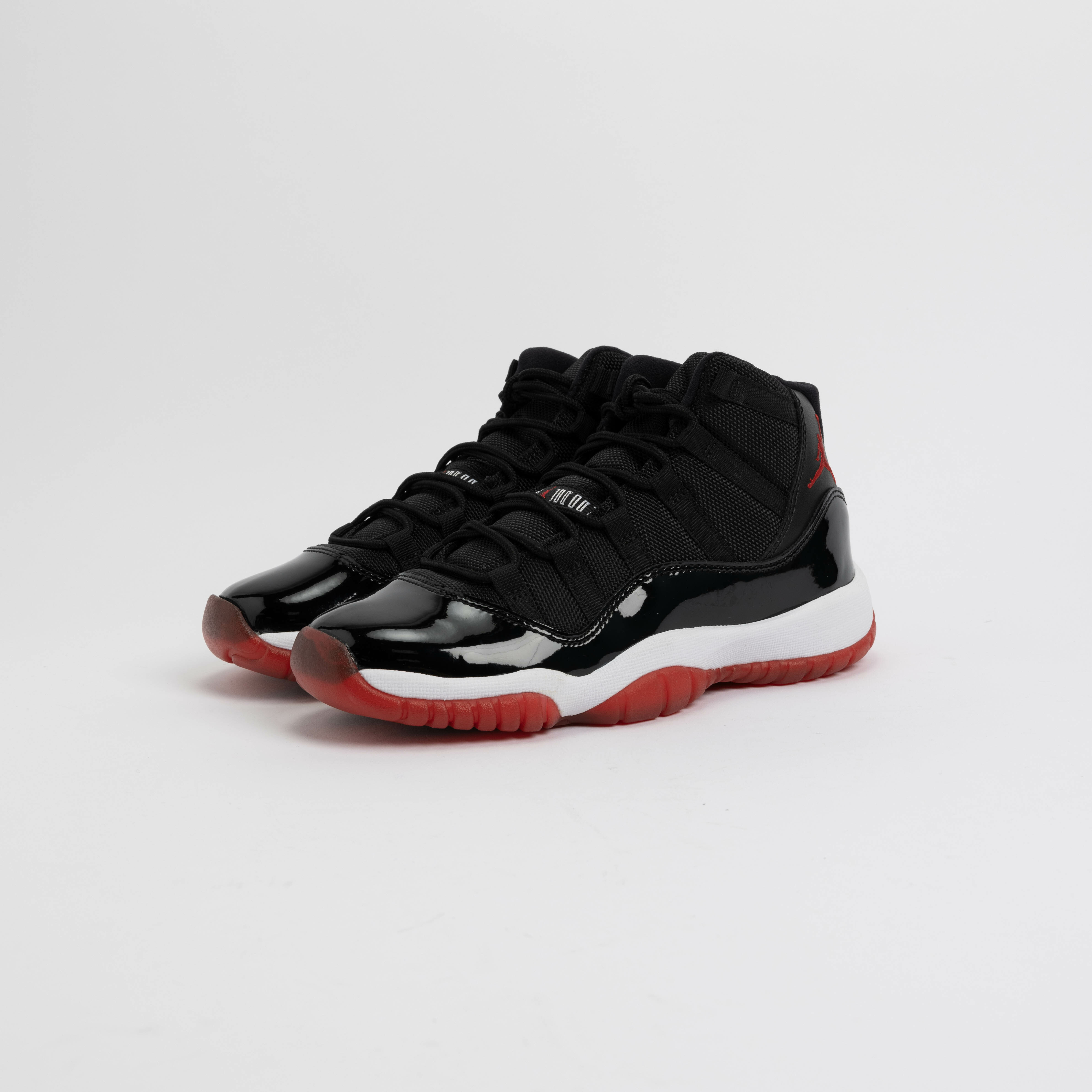 【瑕疵商品107】-(B11)-AIR JORDAN 11 RETRO BRED-378038 010