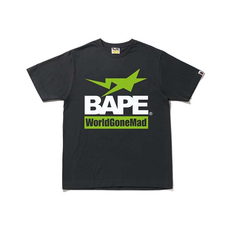 BAPE 胸前流星BAPE字短T 黑色 短袖 BAPE-311CM [台灣現貨]