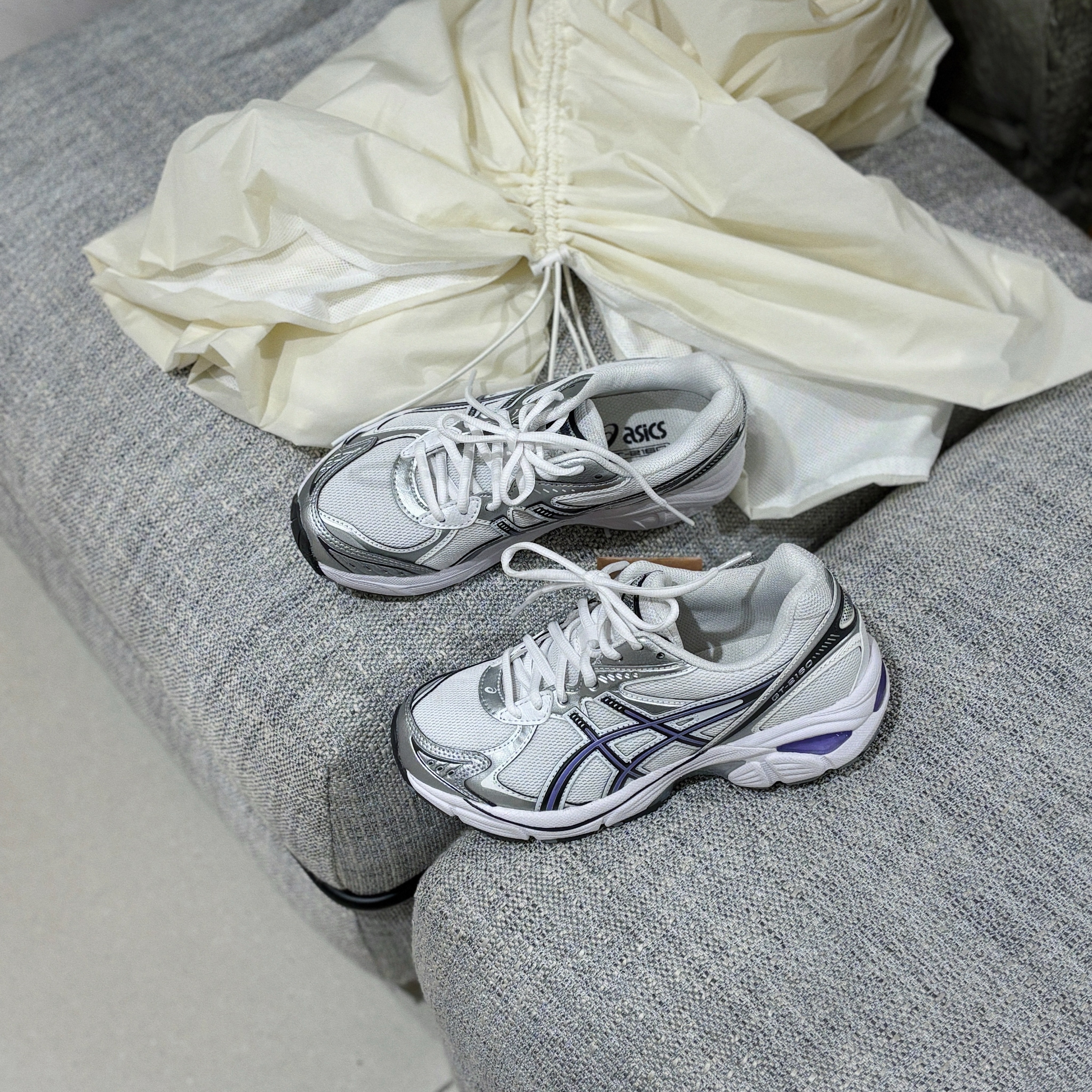 Asics GT-2160 白銀香芋 金屬銀 復古 慢跑鞋 1203A320-104