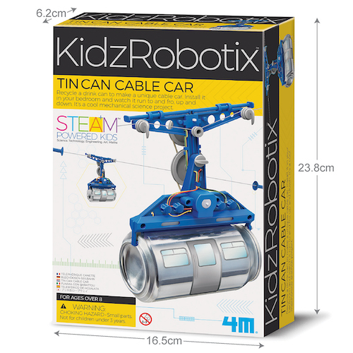 DTSL - 4M KidzRobotix Tin Can Cable Car 汽水罐纜車 - Package Size