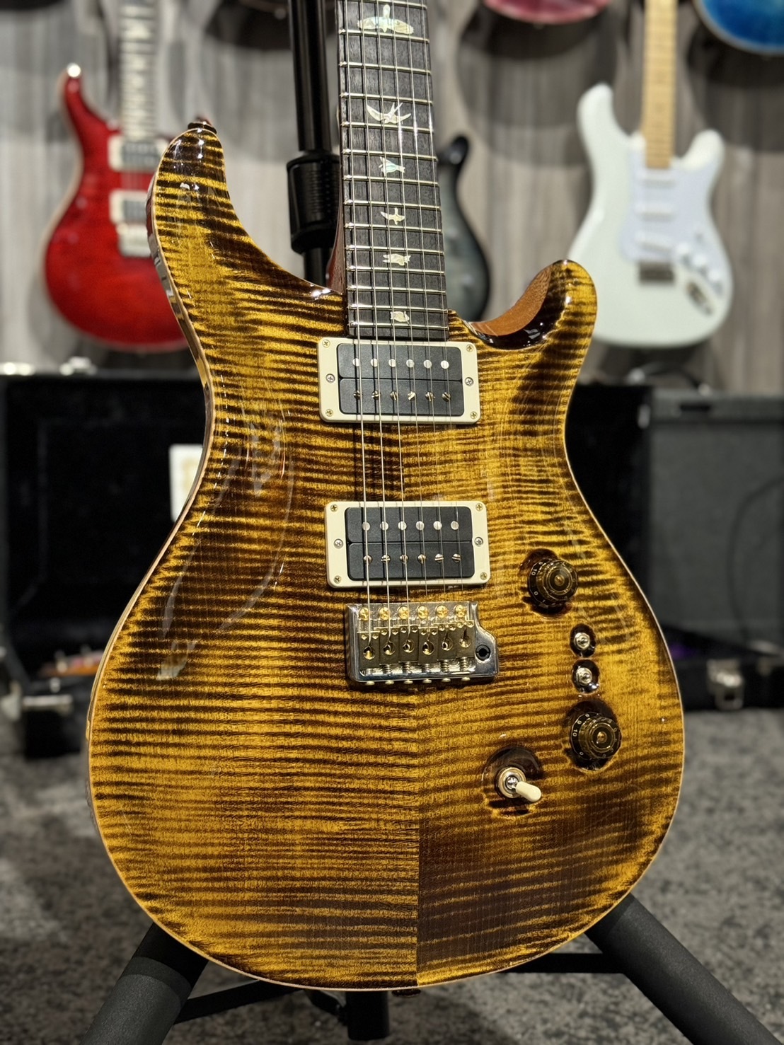 PRS Custom 24-08 10top Yellow Tiger 美廠 公司貨【宛伶樂器】
