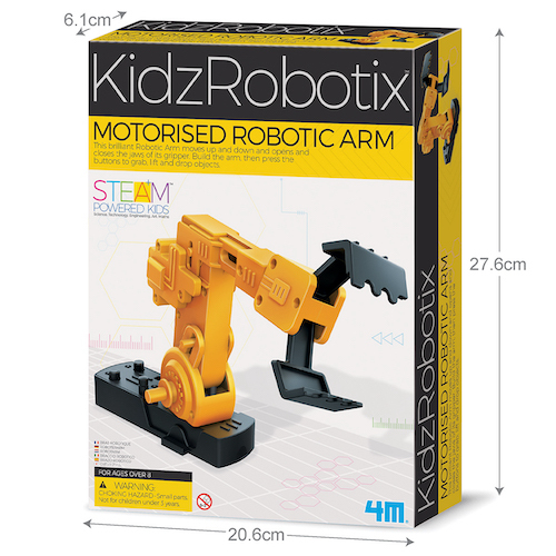 DTSL - 4M Kidzrobotix Motorised Robotic Arm 機械手 - Package Size