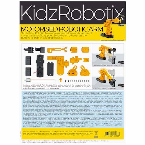 DTSL - 4M Kidzrobotix Motorised Robotic Arm 機械手 - Behind