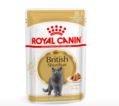 Royal Canin - 貓濕糧 - 英國短毛成貓專屬主食濕糧 (肉汁) 85G ( 12包)