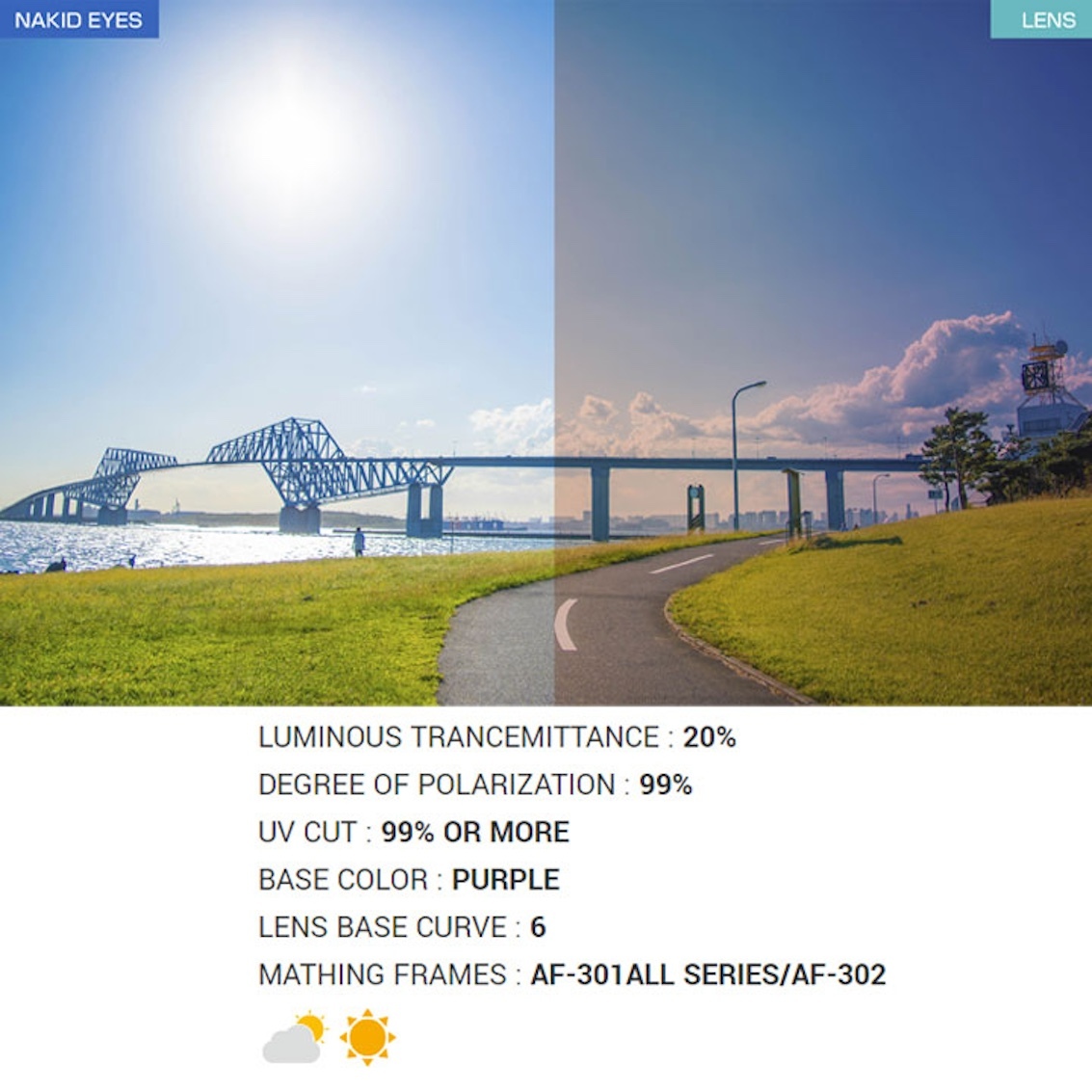 日本製 AirFly AF-301 C-32 WV 運動廣角太陽眼鏡 (近視框不適用)