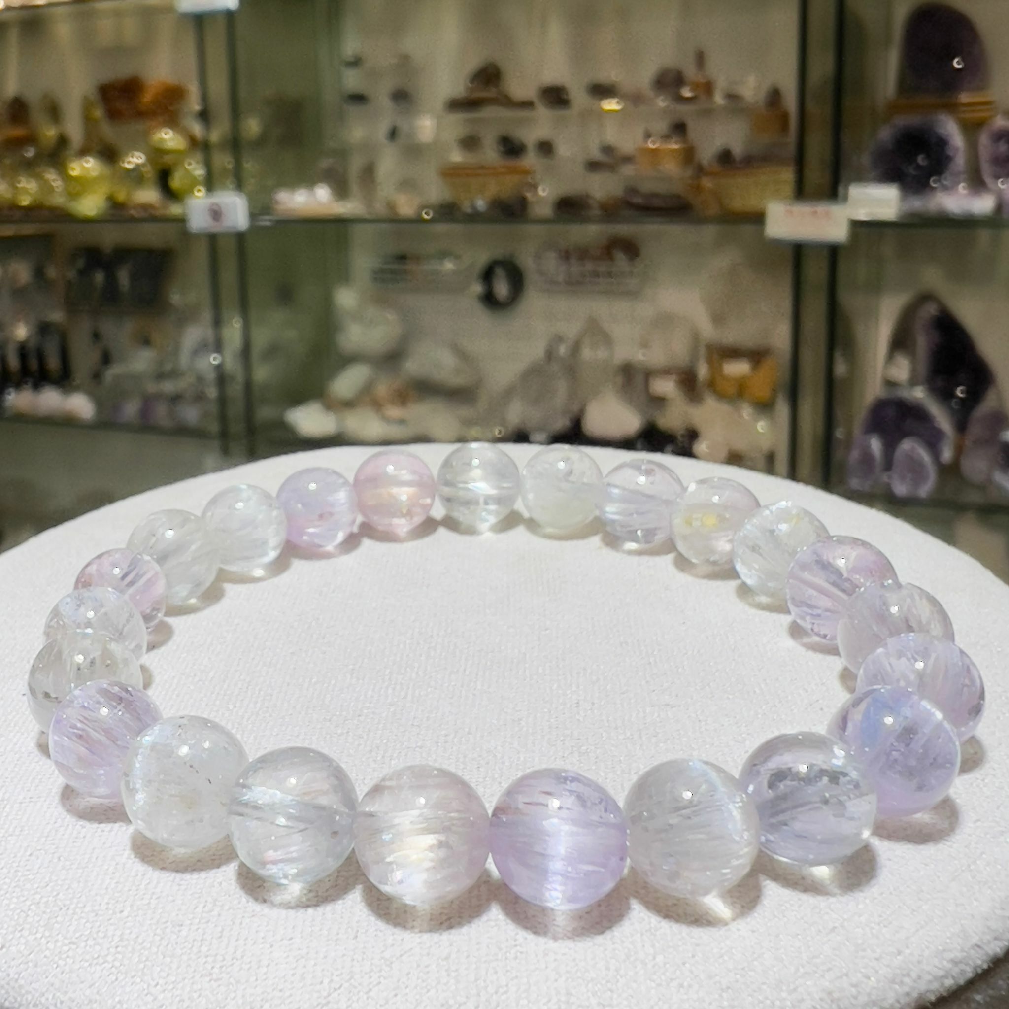 紫鋰輝高透拉絲手串 8mm+/-