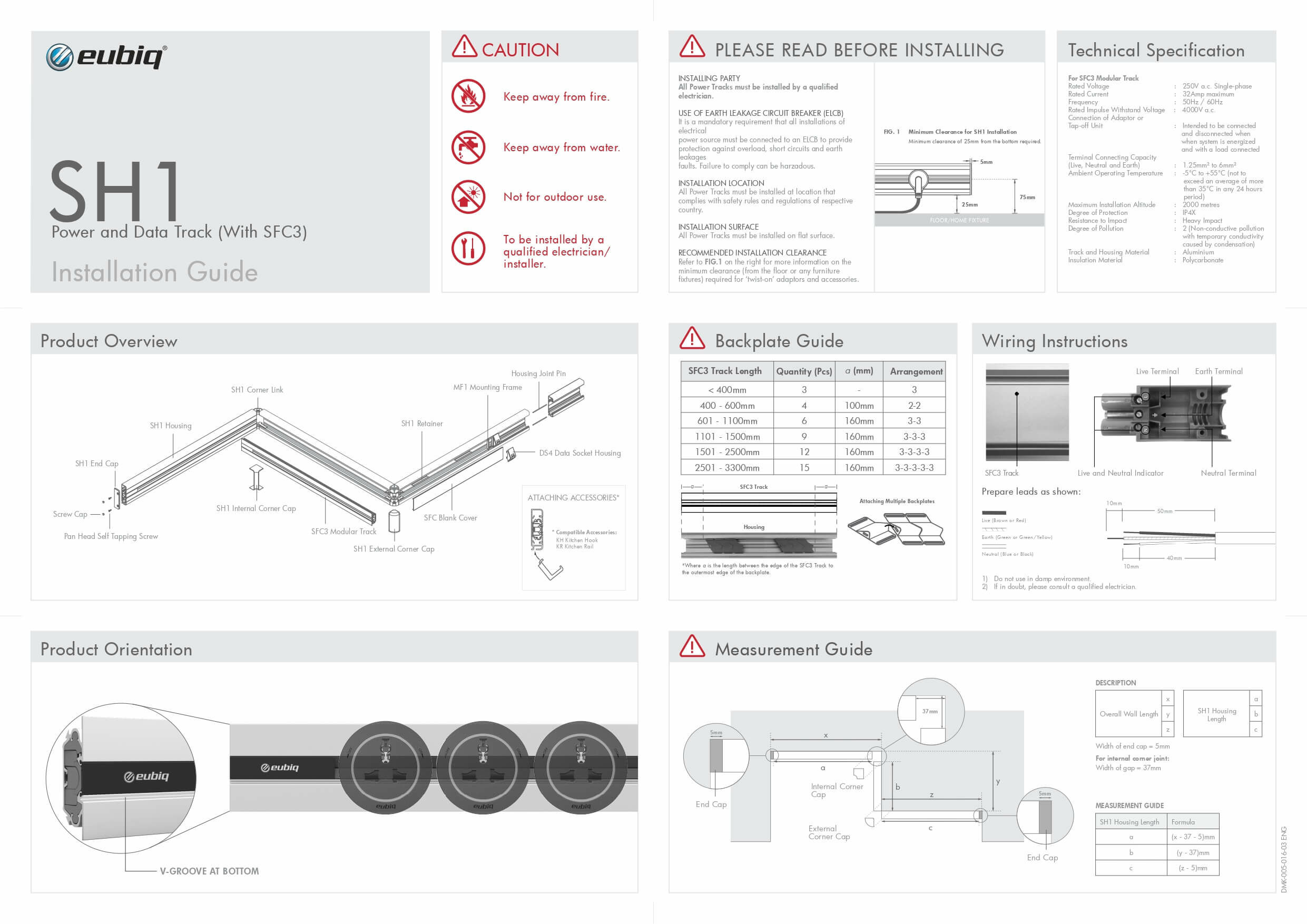 eubiq sh1 安裝說明書