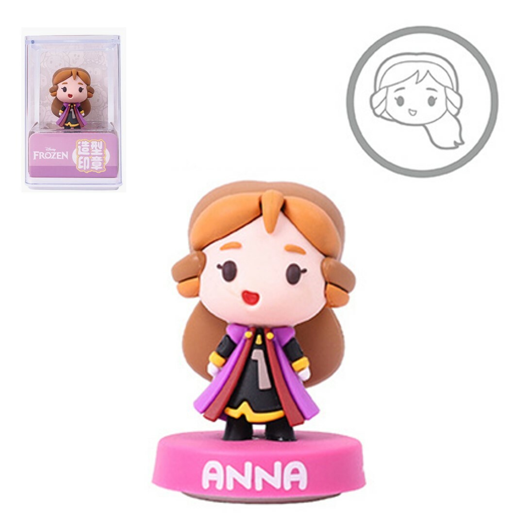 魔雪奇緣 - 3D造型公仔印章(anna)