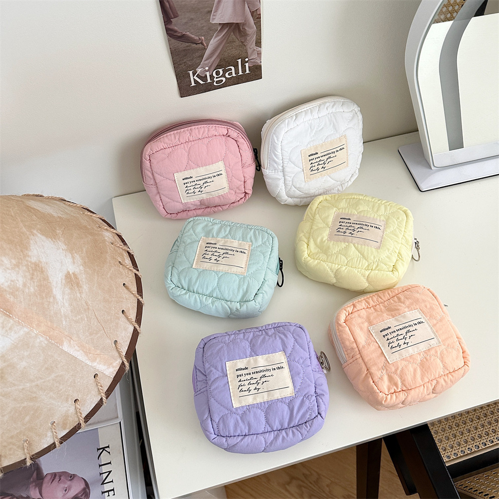 《4368》馬卡龍色系軟綿綿收納包