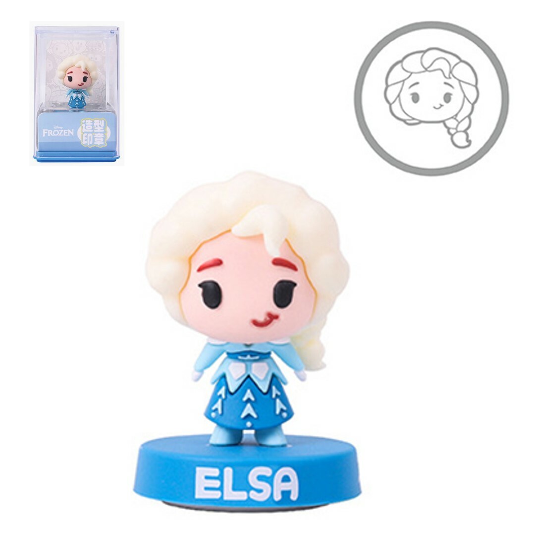 迪士尼魔雪奇緣- 3D造型公仔印章 (elsa)