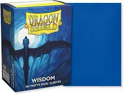 Dragon Shield Standard Size Sleeves (63x88mm) - Clear Wisdom MATTE DUAL (100)