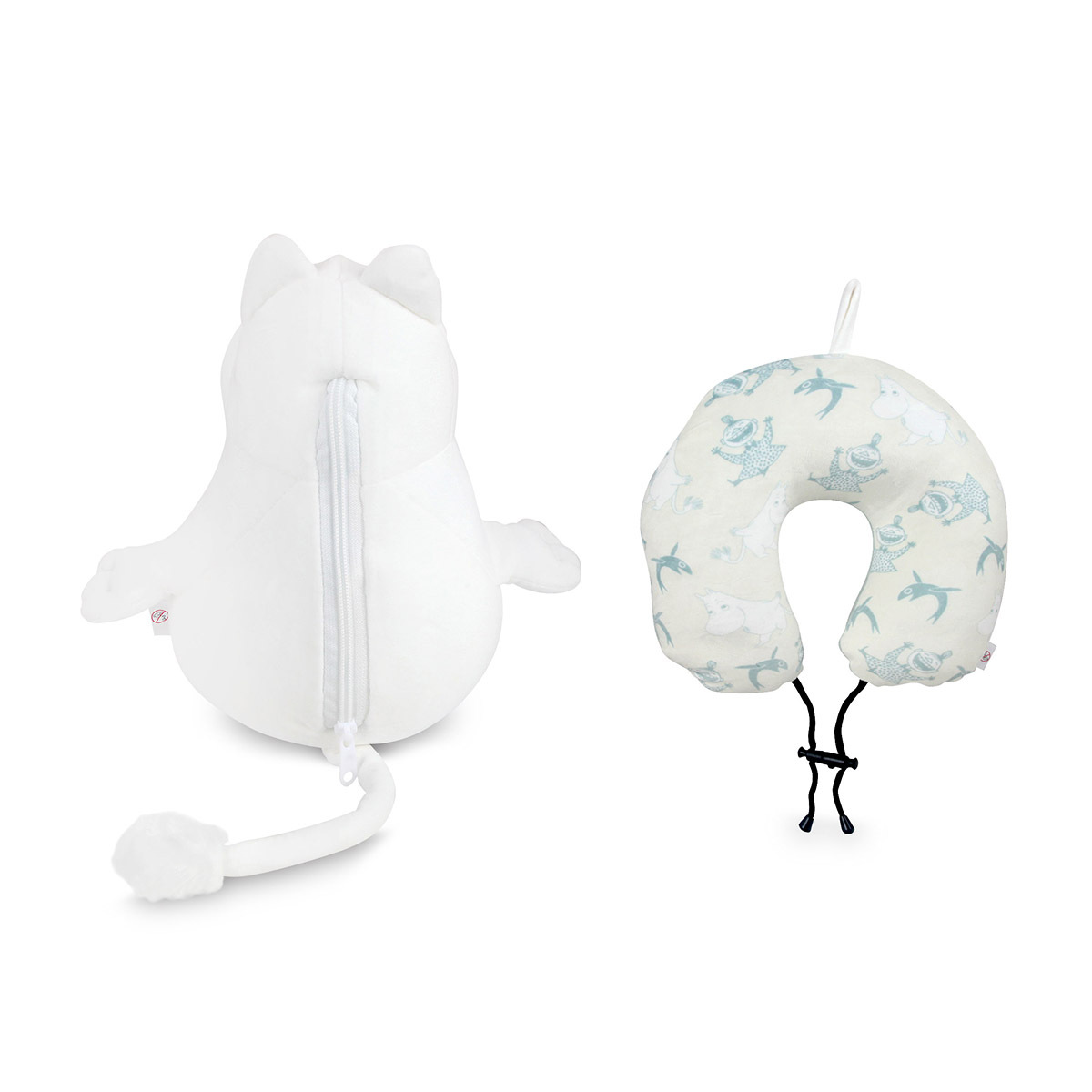 VIPO 2合1 姆明公仔或頸枕 -灰色