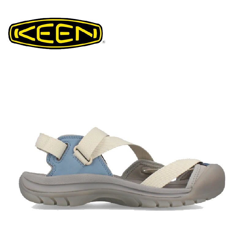 KEEN 美國 ZERRAPORT II 女 護趾涼鞋 米/綠/灰藍 30K29402
