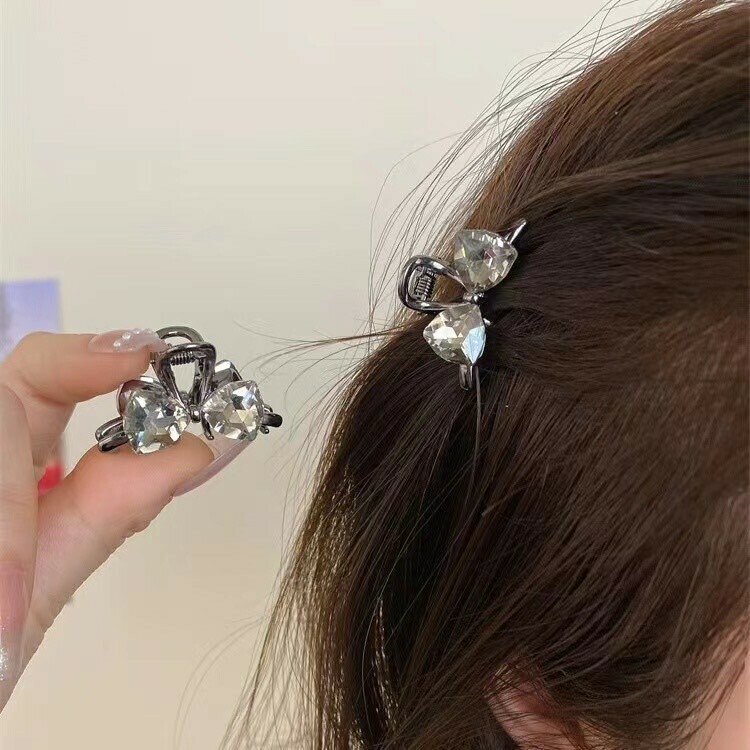 J22鋯石蝴蝶結小抓夾（單支）