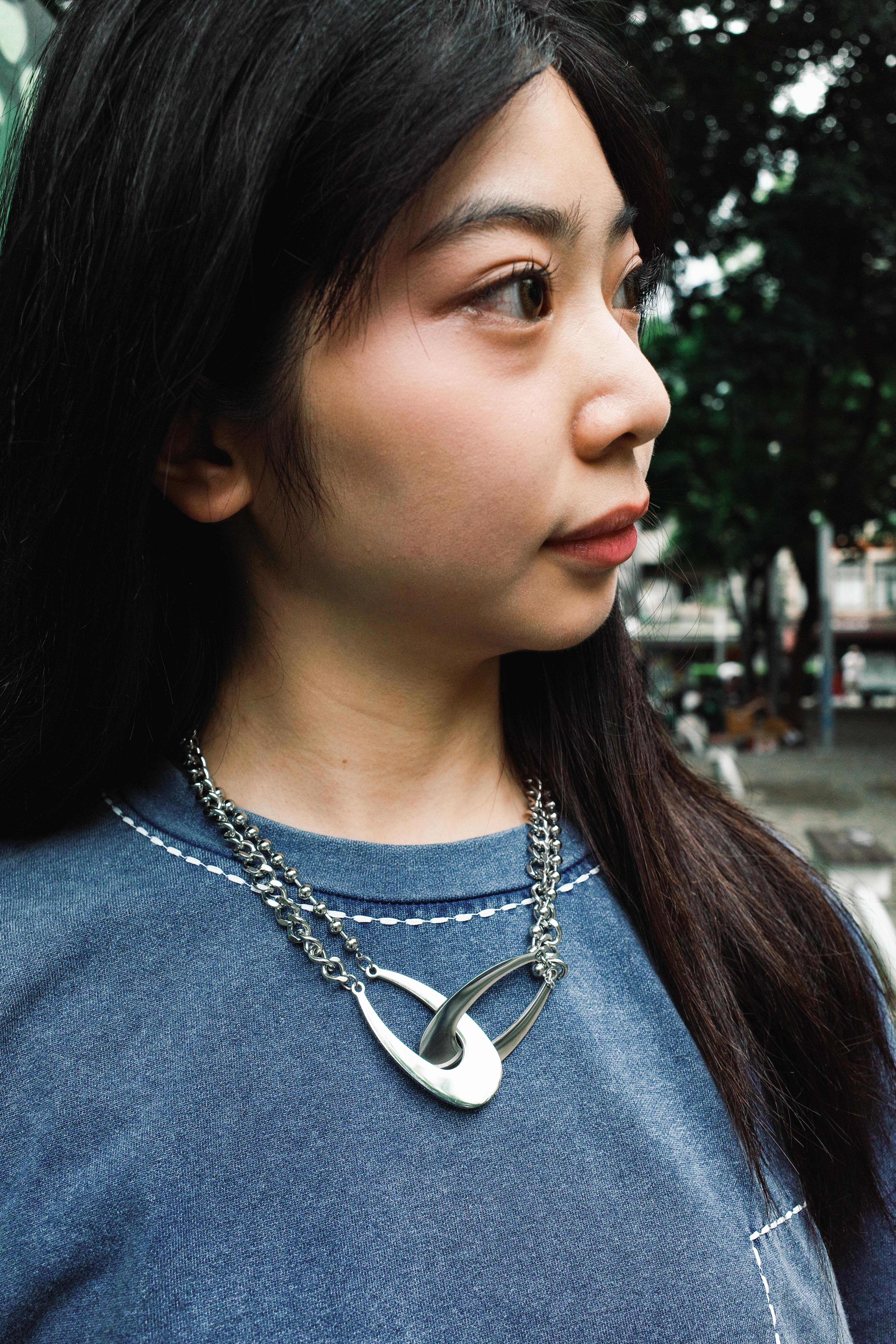 『Always_Good』幾何 金屬 不規則 纏繞 項鍊