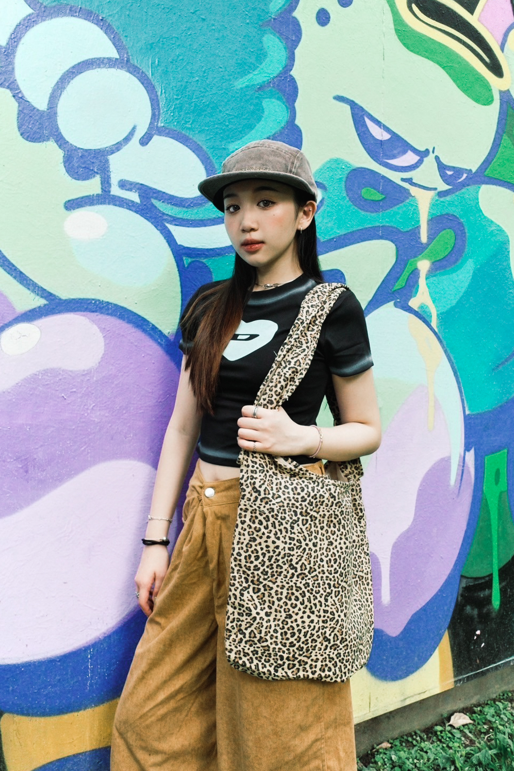 『Always_Good』豹紋 單肩 斜背包