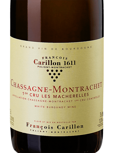 Francois Carillon Chassagne Montrachet 1er Les Macherelles 2021 (BH92)