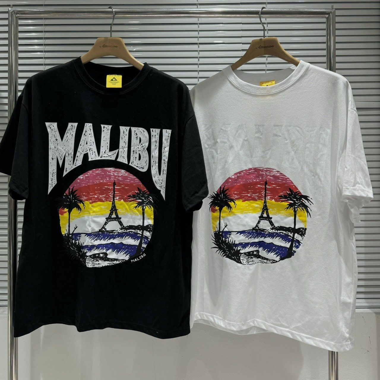 英文字圖案短袖Tee BY ATTENTION-212T