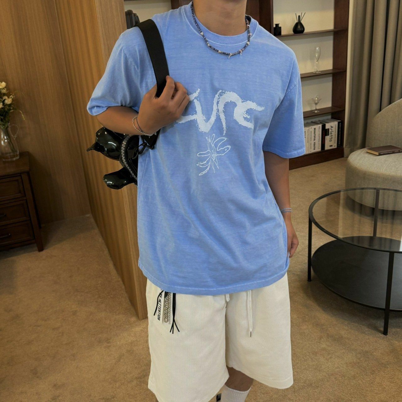 英文字圖案短袖Tee BY ATTENTION-216T