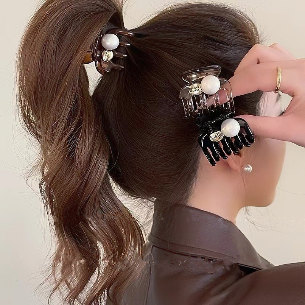 J34珍珠字母金標抓夾（單支）