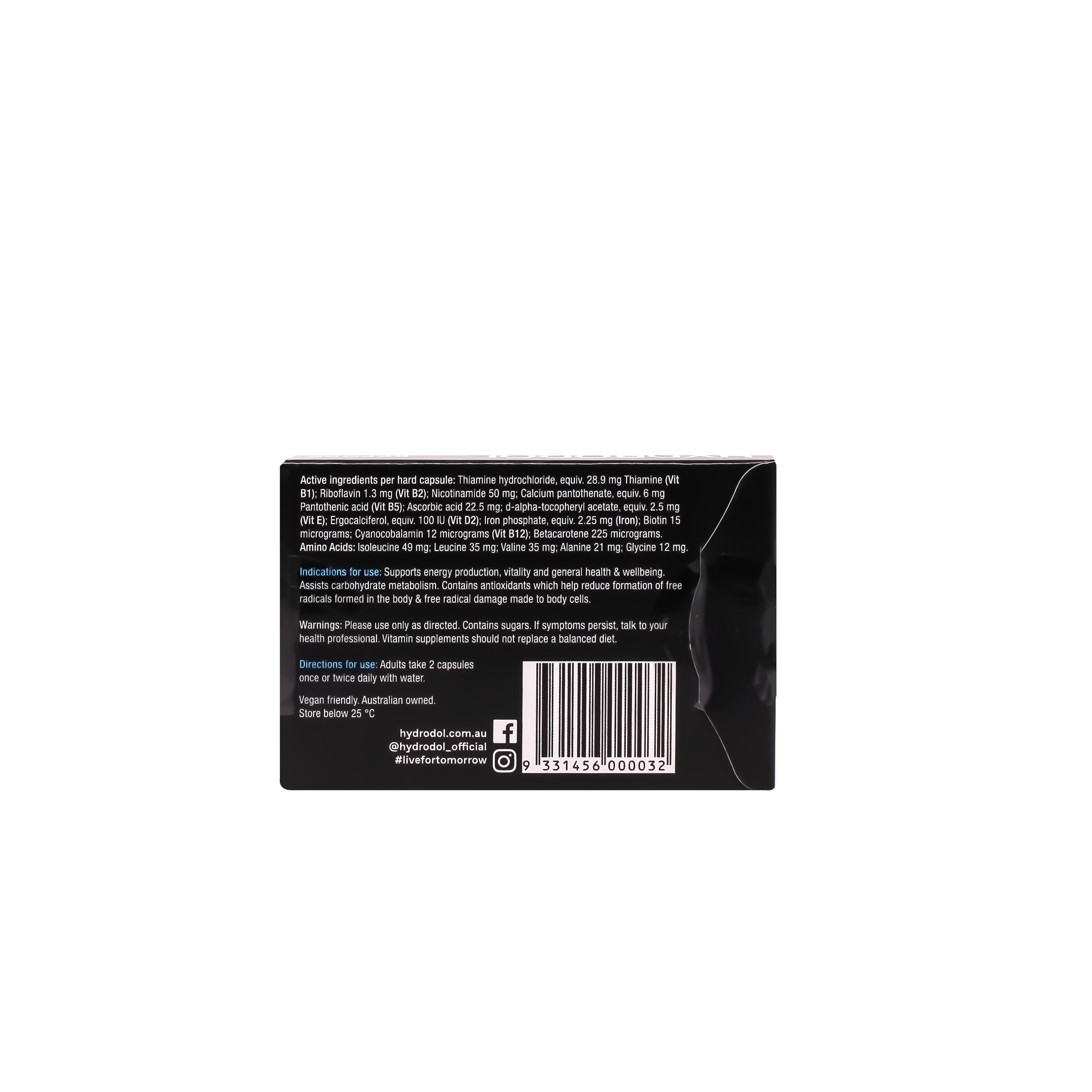 HYDRODOL 酒前膠囊雙次裝 (獨立包裝) 解酒丸