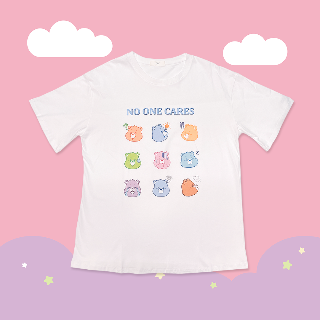 こ♡こ 彩虹熊熊短袖上衣