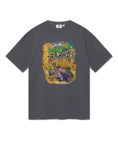 【代購】藍LEE Riders Graphic 復古 老車 汽車 圖案 短袖 短T LE2402ST40