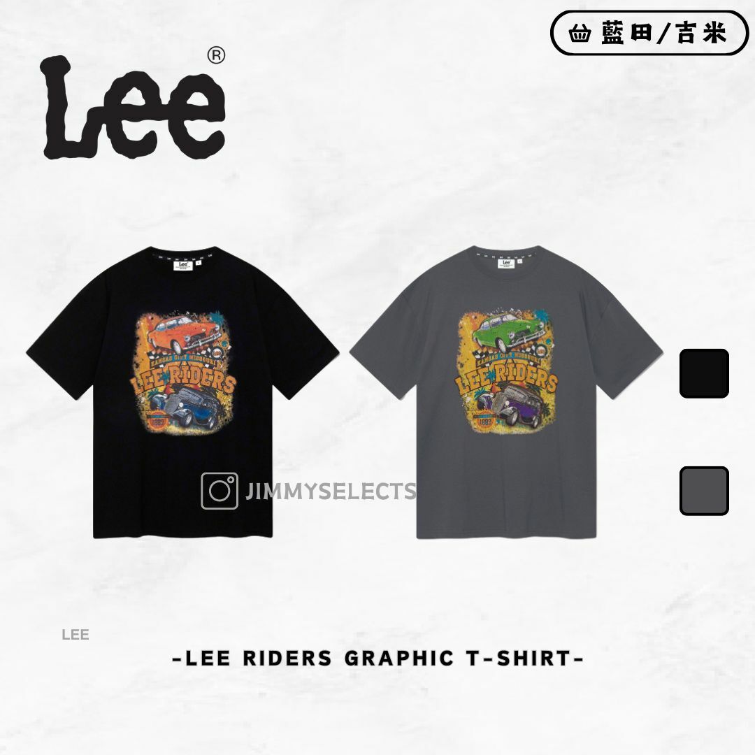 【代購】藍LEE Riders Graphic 復古 老車 汽車 圖案 短袖 短T LE2402ST40
