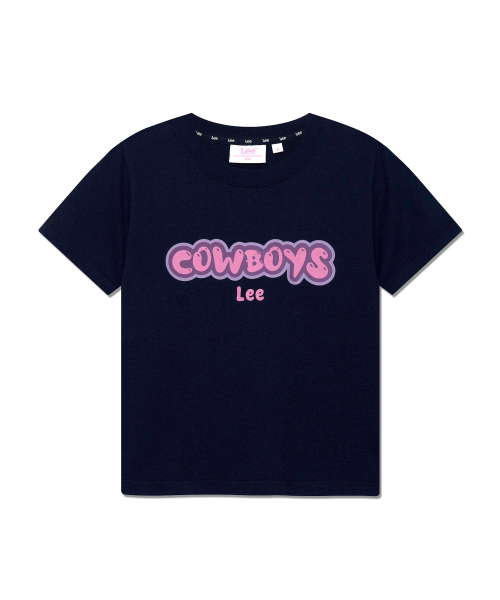 【代購】LEE 女 Cowboy Graphic Slim Fit 短袖 短T LE2402ST73