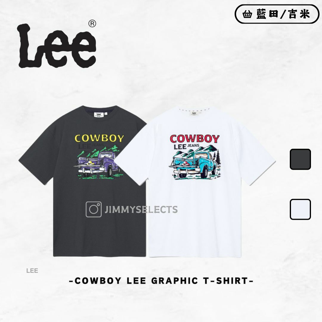 【代購】LEE Cowboy Lee graphic 卡車圖案 短袖 短T LE2402ST20