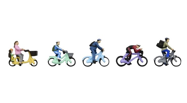 Tomytec 情景小物 139 N規 自轉車