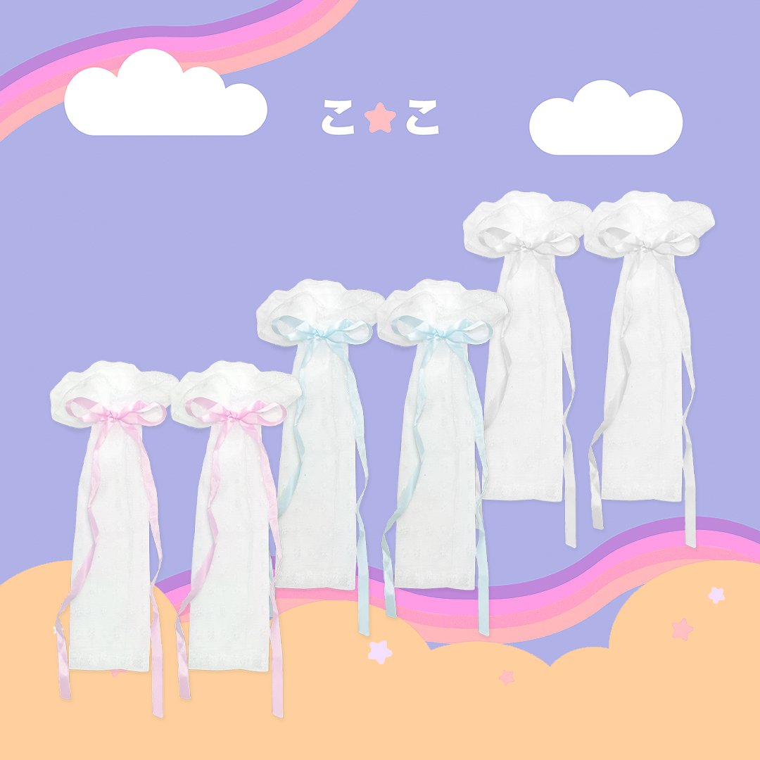 こ♡こ 小花緞帶蕾絲袖套