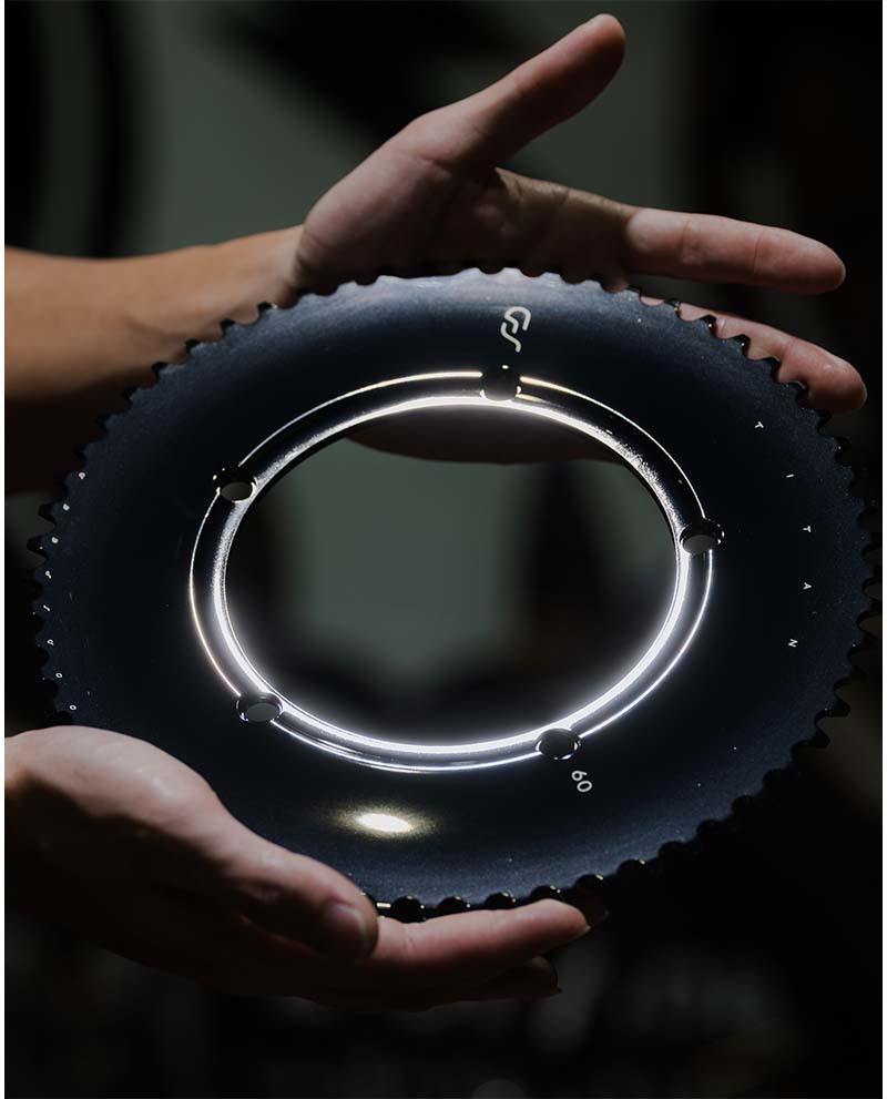 Goodspeed Titan Chainring - Dark Mirrored Polish