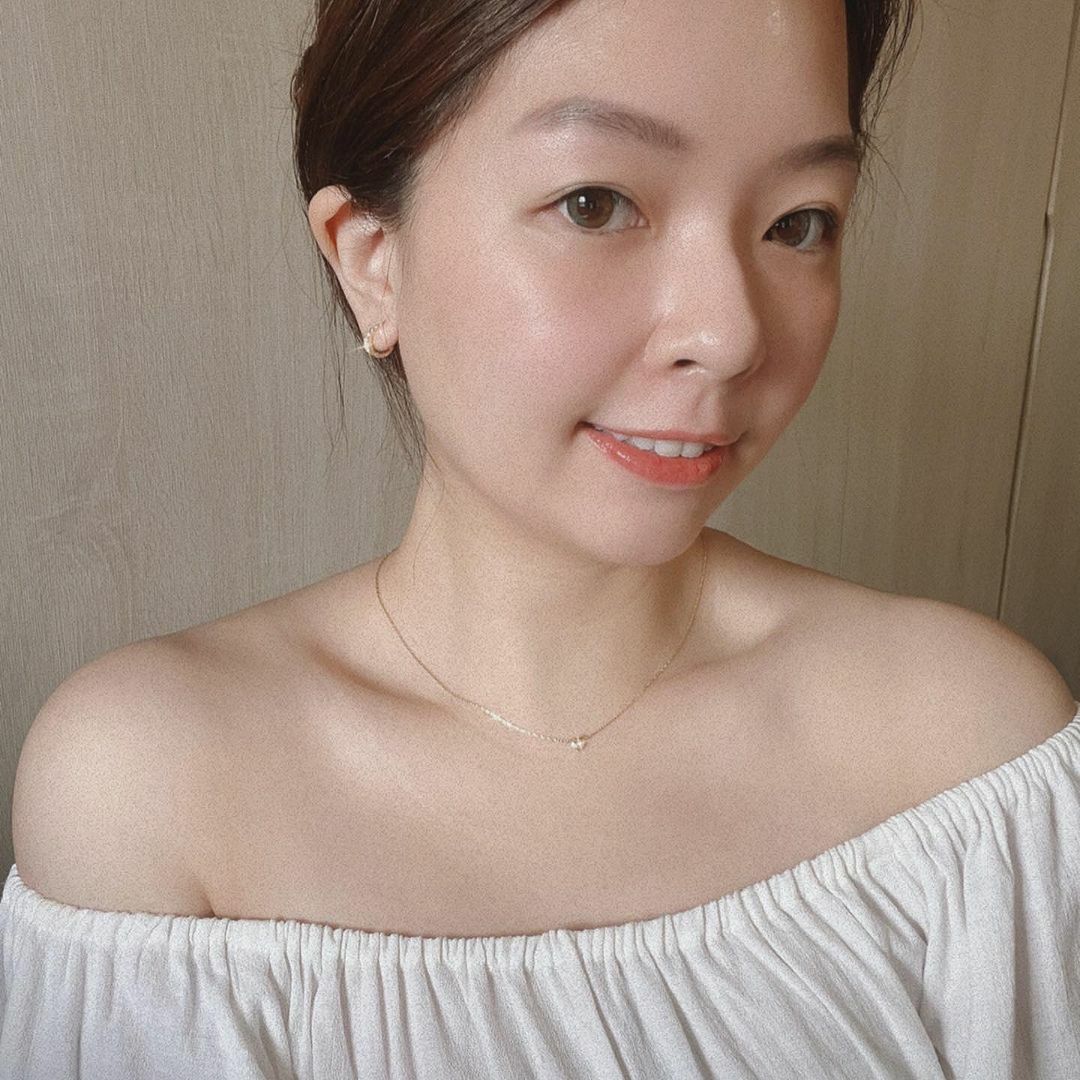 立體小愛心蛇骨鍊不褪色項鍊