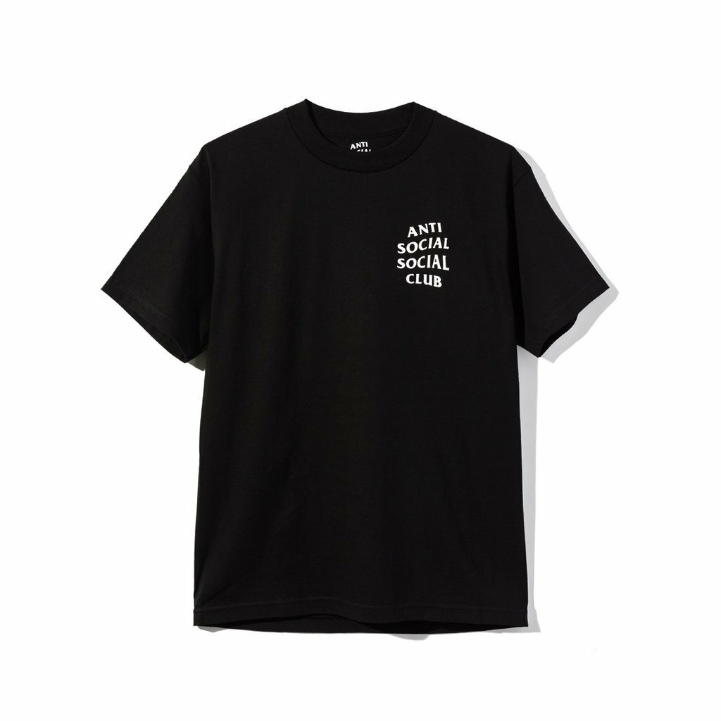 Anti Social Social Club ASSC 基本款 黑白 LOGO 短T TEE