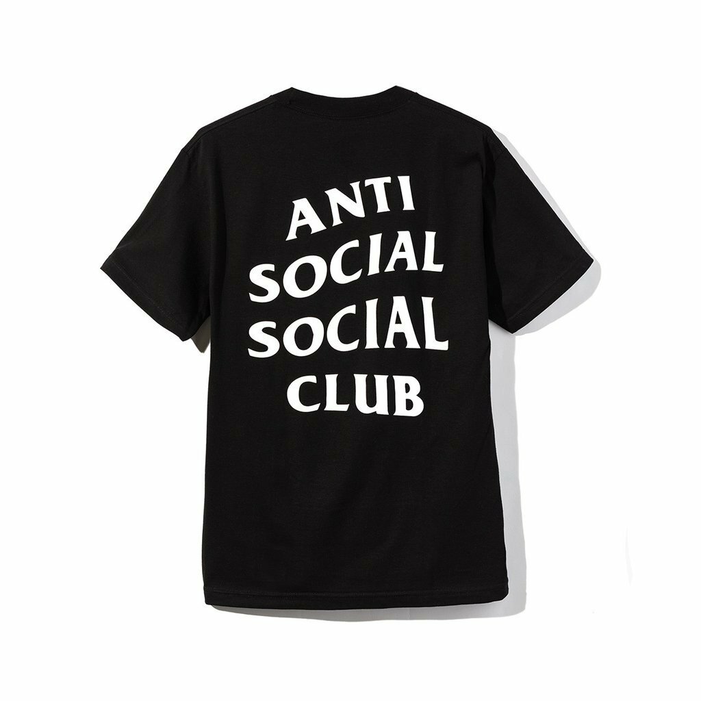Anti Social Social Club ASSC 基本款 黑白 LOGO 短T TEE
