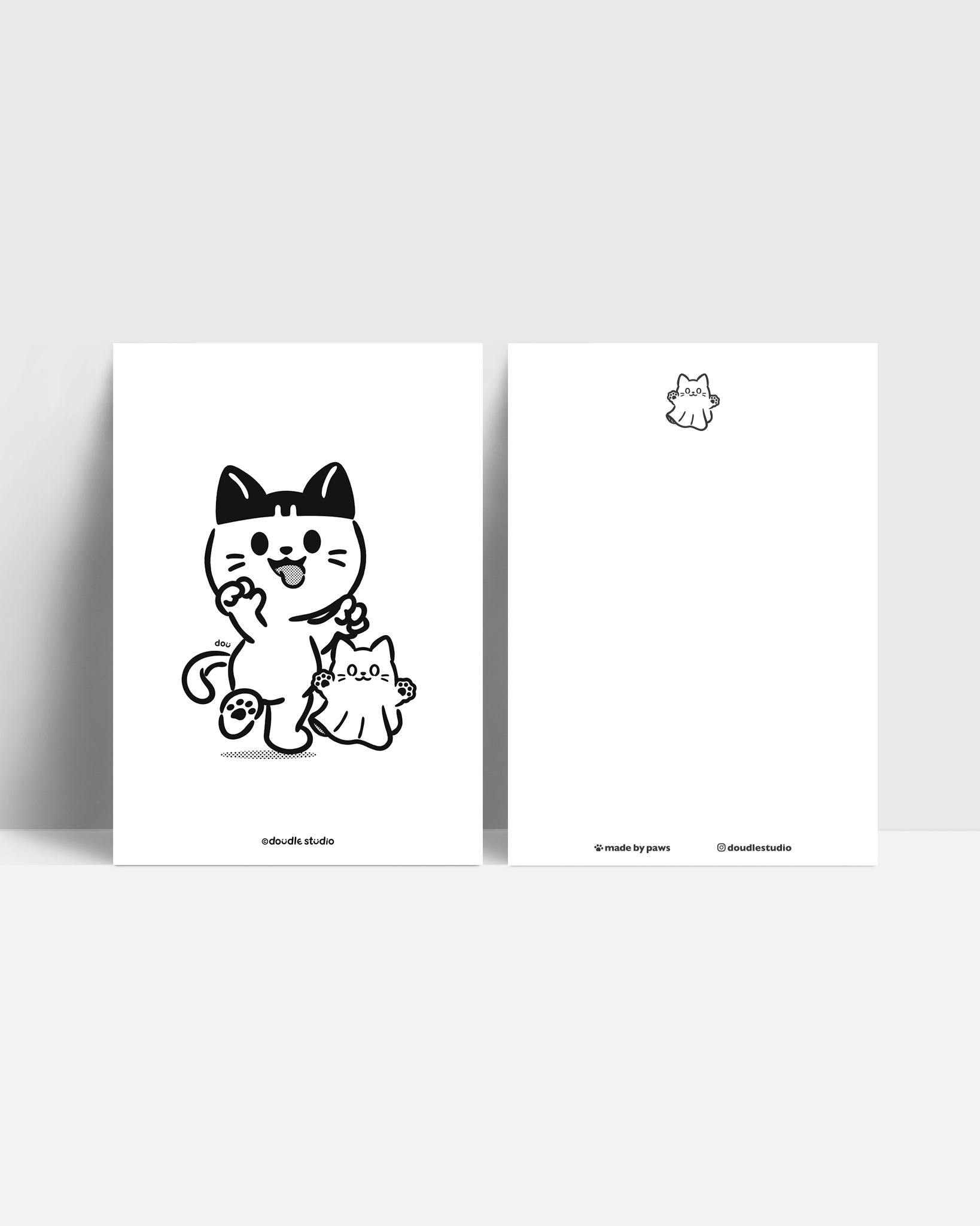 喵喵與她的靈魂系列 明信片