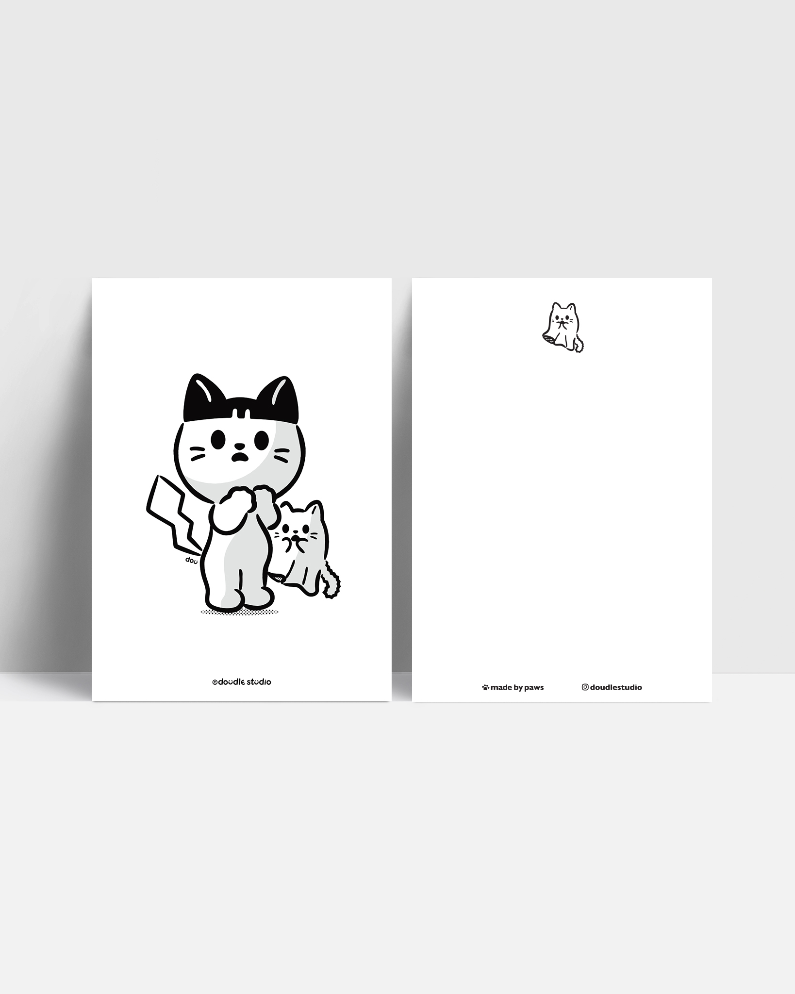 喵喵與她的靈魂系列 明信片