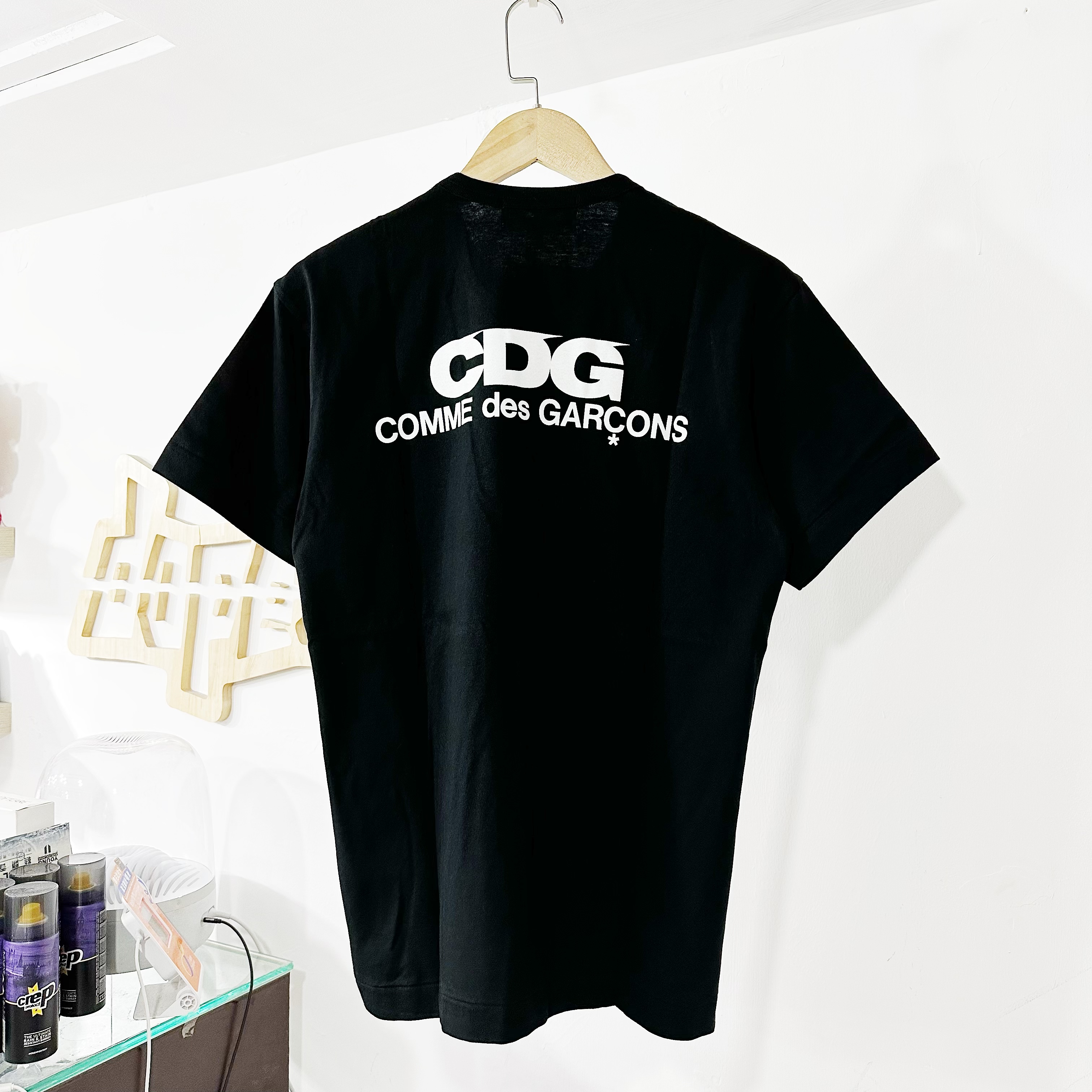 COMME des GAGCONS Cdg BACKPRINT LOGO T-SHIRT BLACK