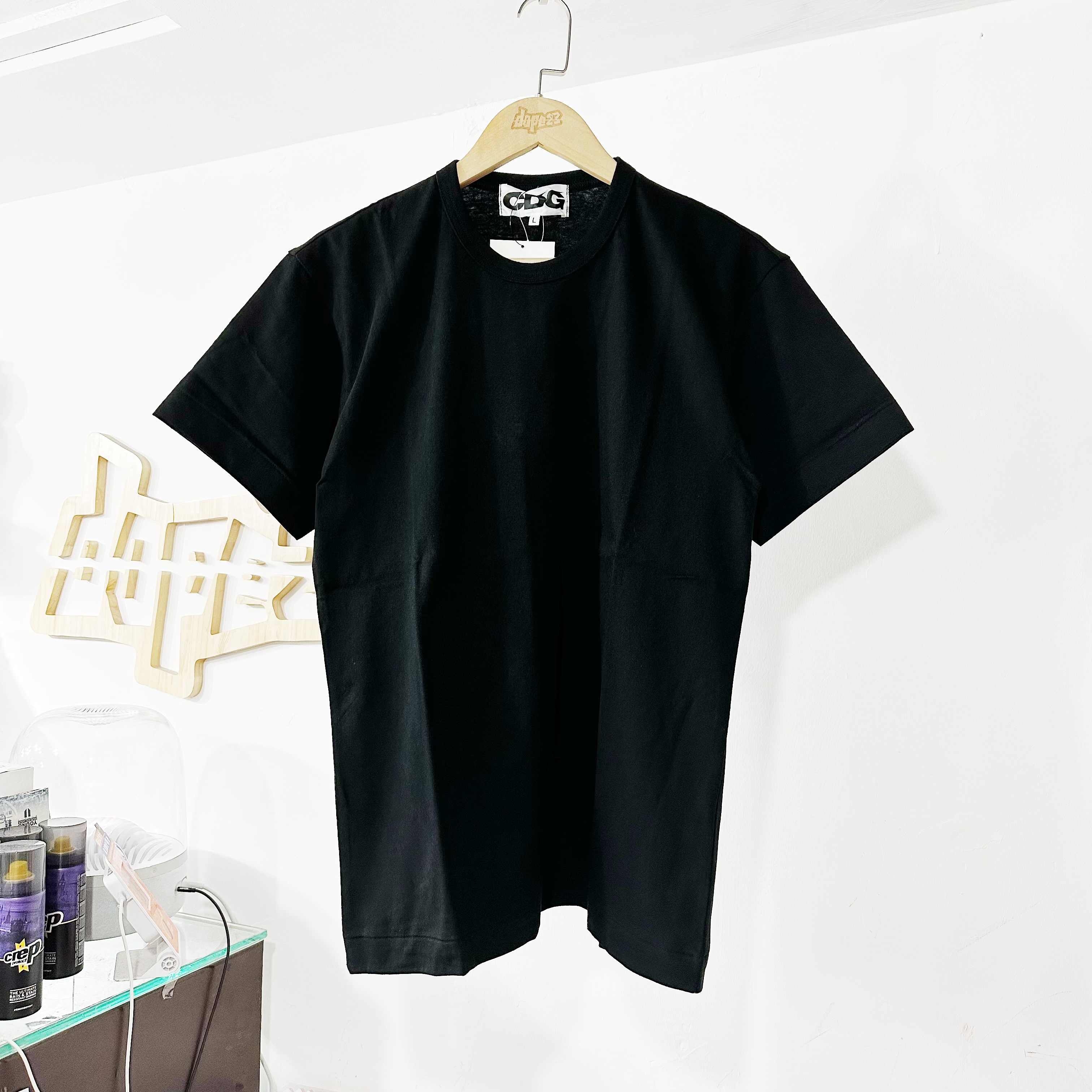 COMME des GAGCONS Cdg BACKPRINT LOGO T-SHIRT BLACK