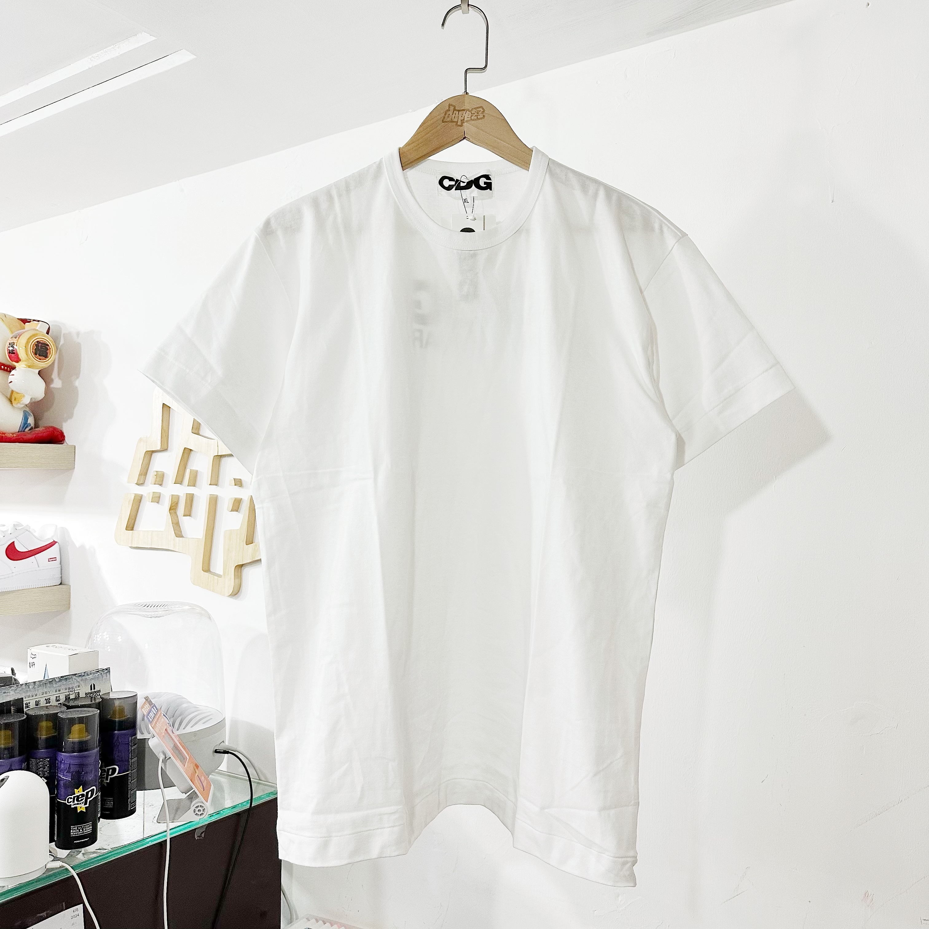 COMME des GAGCONS Cdg BACKPRINT LOGO T-SHIRT White