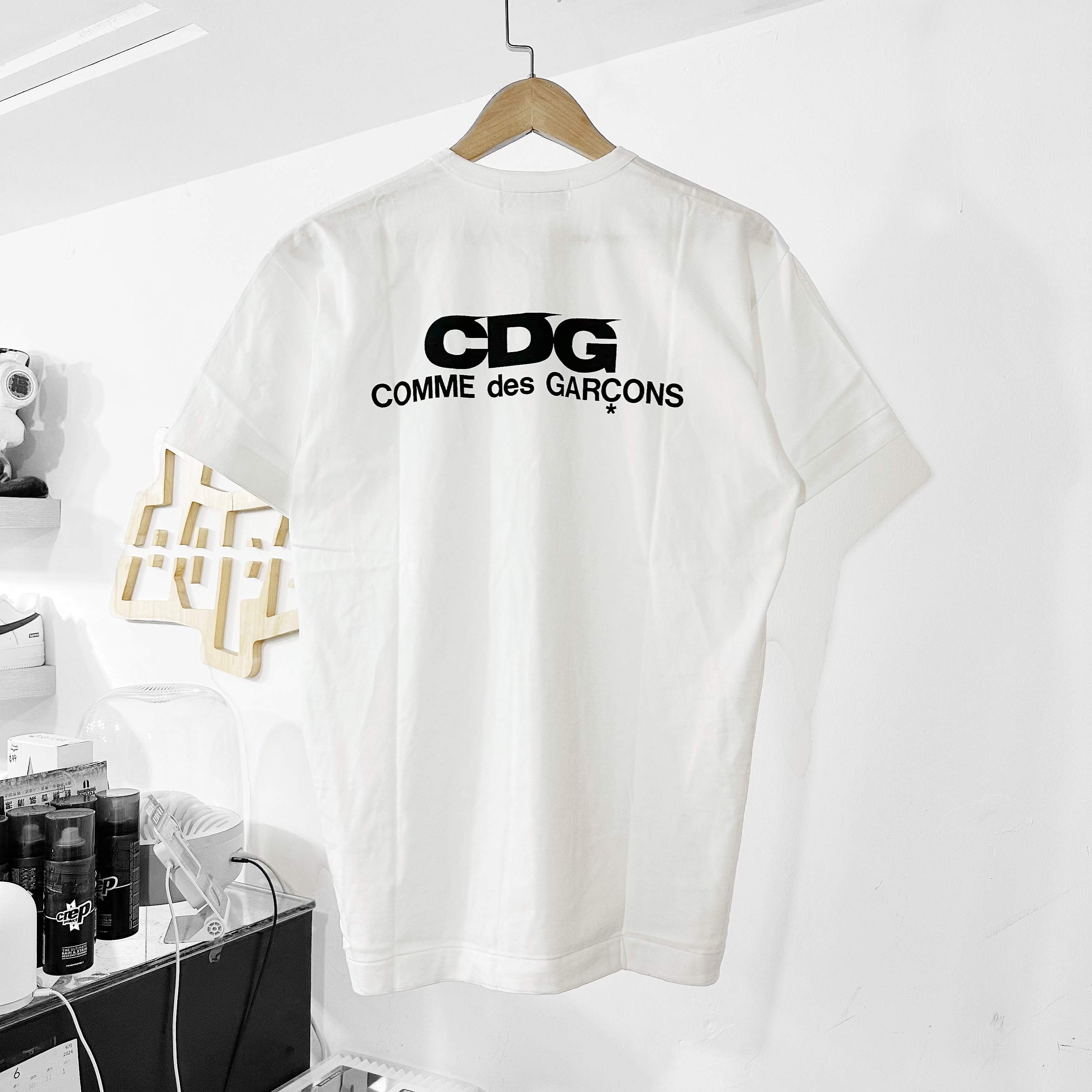 COMME des GAGCONS Cdg BACKPRINT LOGO T-SHIRT White