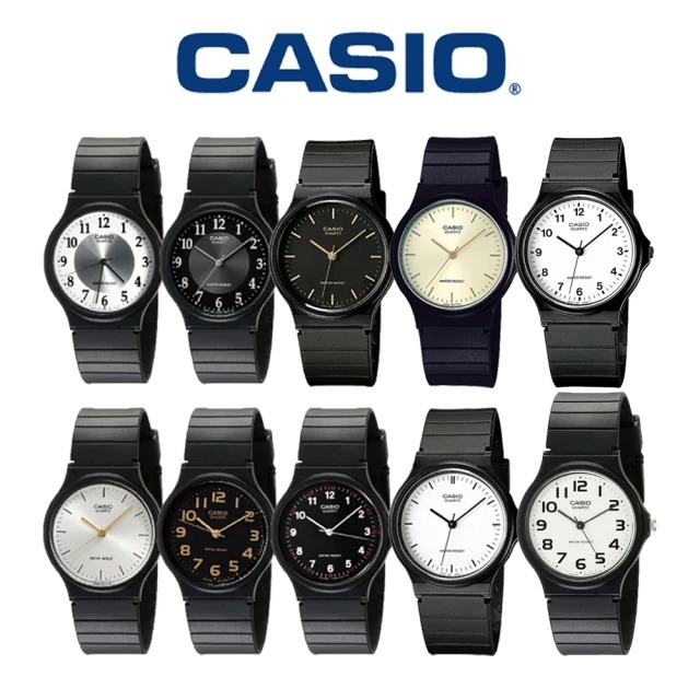 【CASIO 卡西歐 】 MQ-24 極簡時尚指針中性手錶