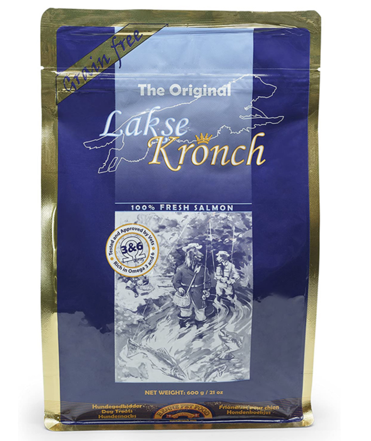 Kronch 挪威純三文魚脆脆175g/ 600g (貓狗食用)