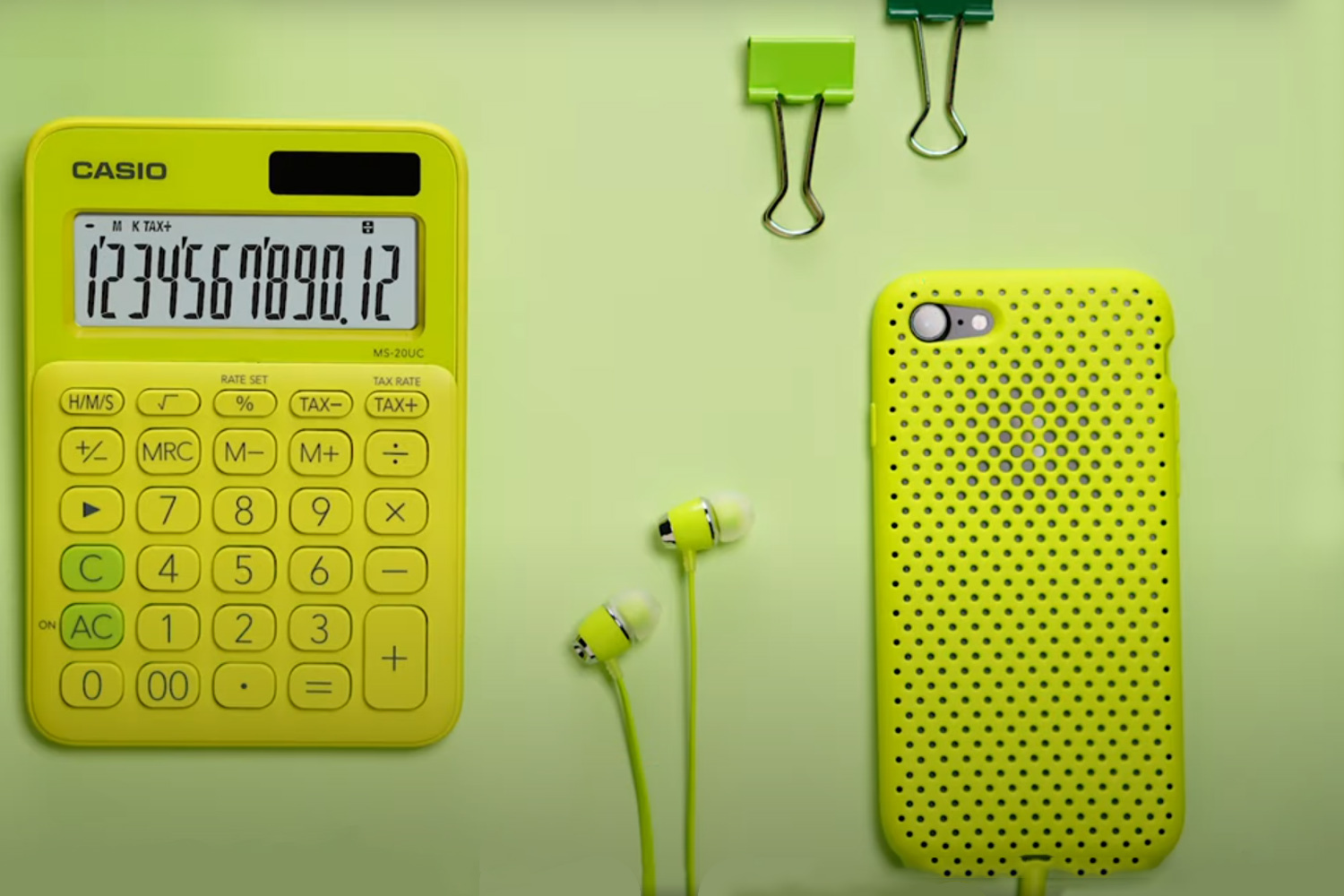 【CASIO 卡西歐 】MS-20UC 馬卡龍 計算機 迷你桌上型 多色 粉嫩 繽紛 超大顯示螢幕 12位